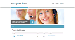 Desktop Screenshot of forumdlabiznesu.info